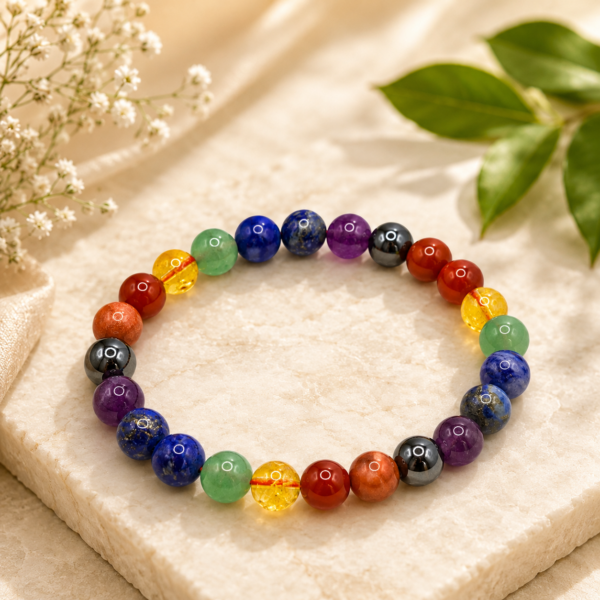 Seven chakra bracelet
