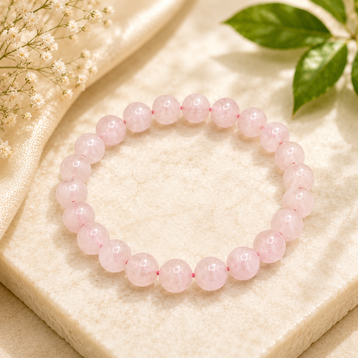 Rose quartz bracelet