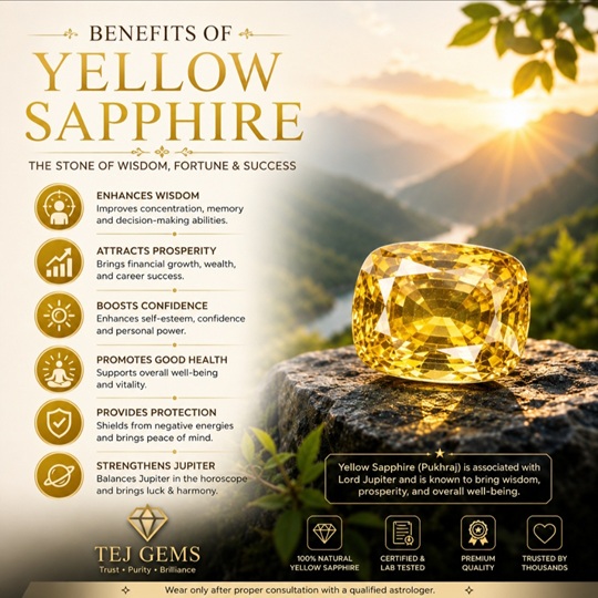 Yellow Sapphire Gemstone